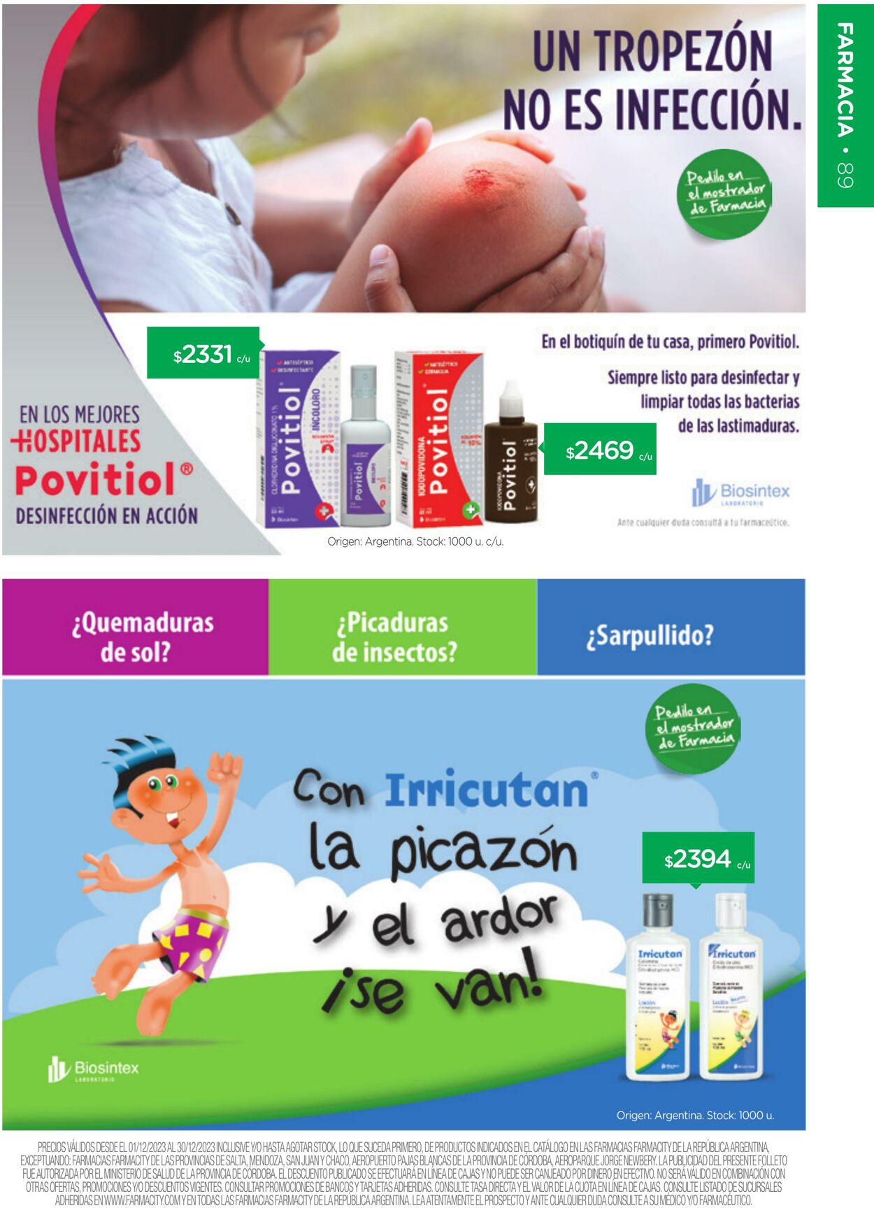 Folleto Farmacity 01.12.2023 - 31.12.2023