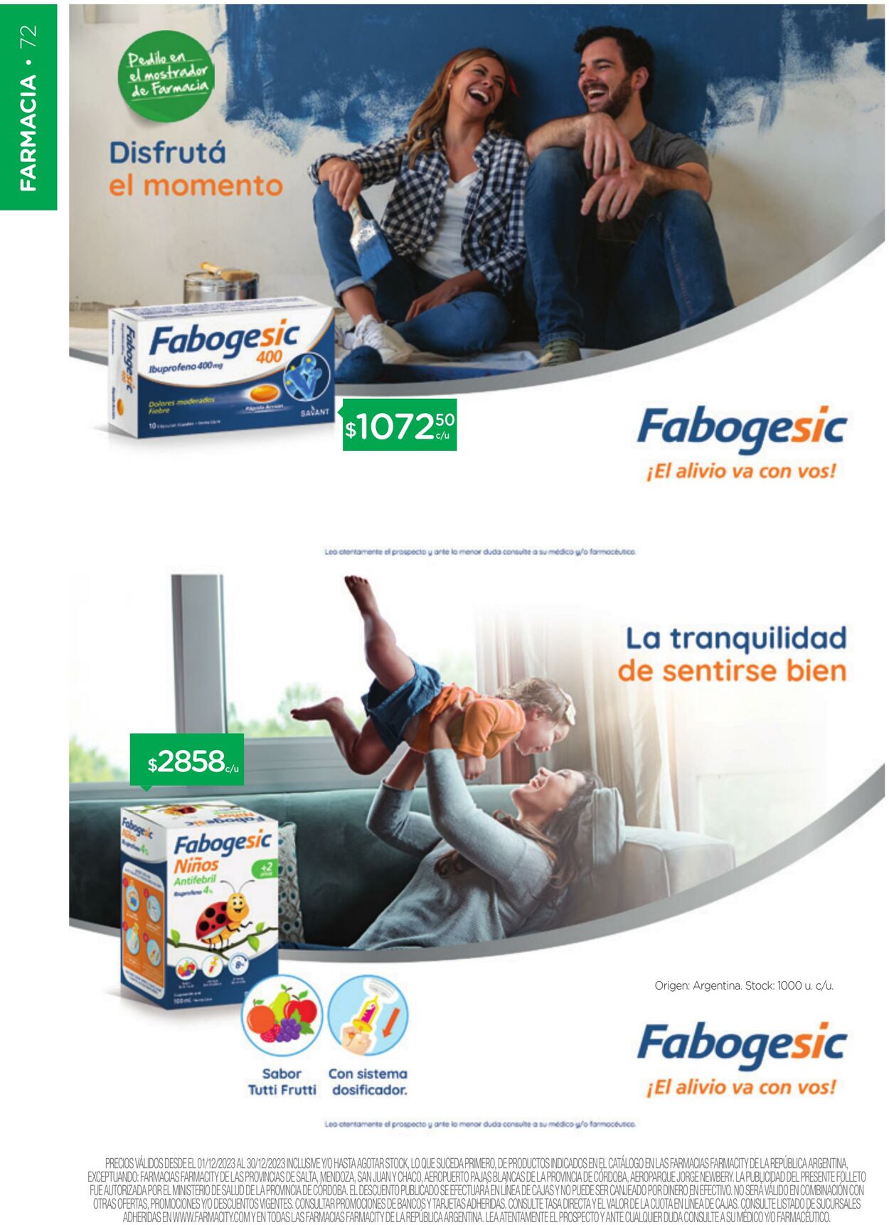 Folleto Farmacity 01.12.2023 - 31.12.2023