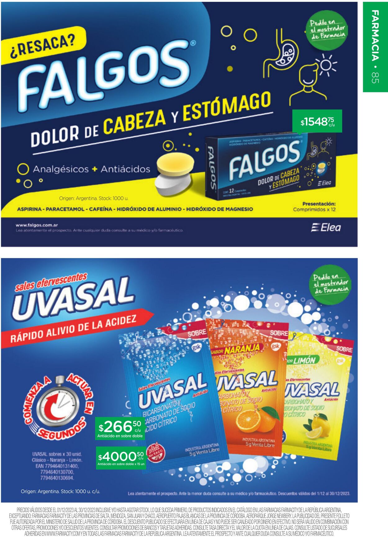 Folleto Farmacity 01.12.2023 - 31.12.2023