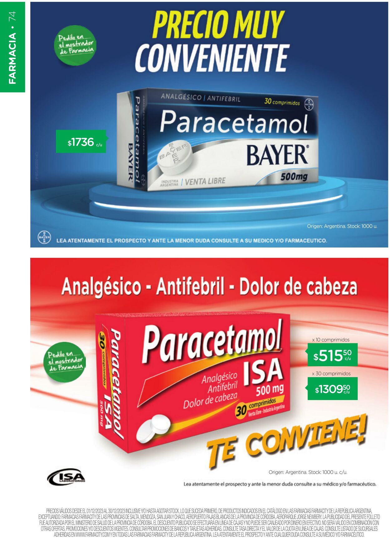 Folleto Farmacity 01.12.2023 - 31.12.2023