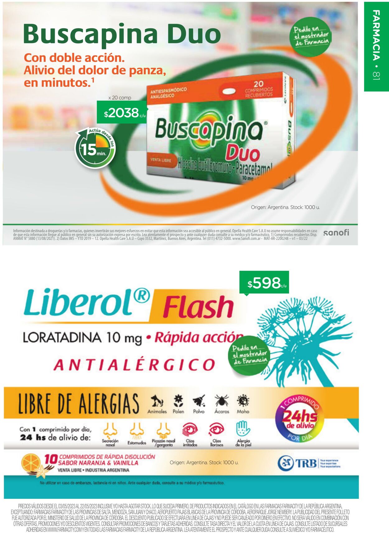 Folleto Farmacity 03.05.2023 - 22.05.2023