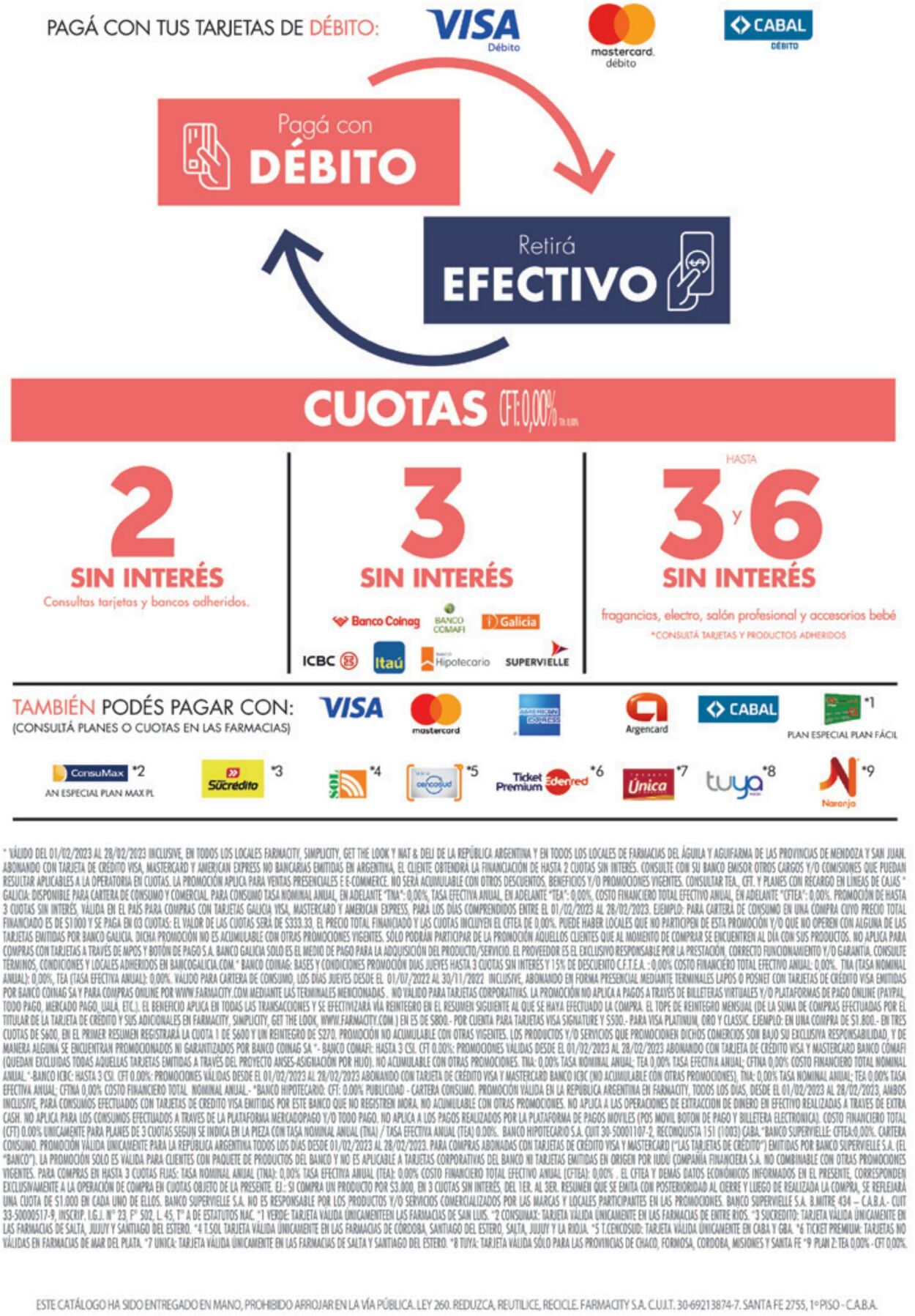 Folleto Farmacity 01.02.2023 - 17.02.2023