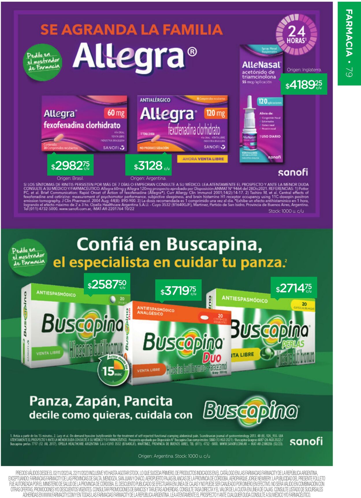 Folleto Farmacity 01.11.2023 - 30.11.2023