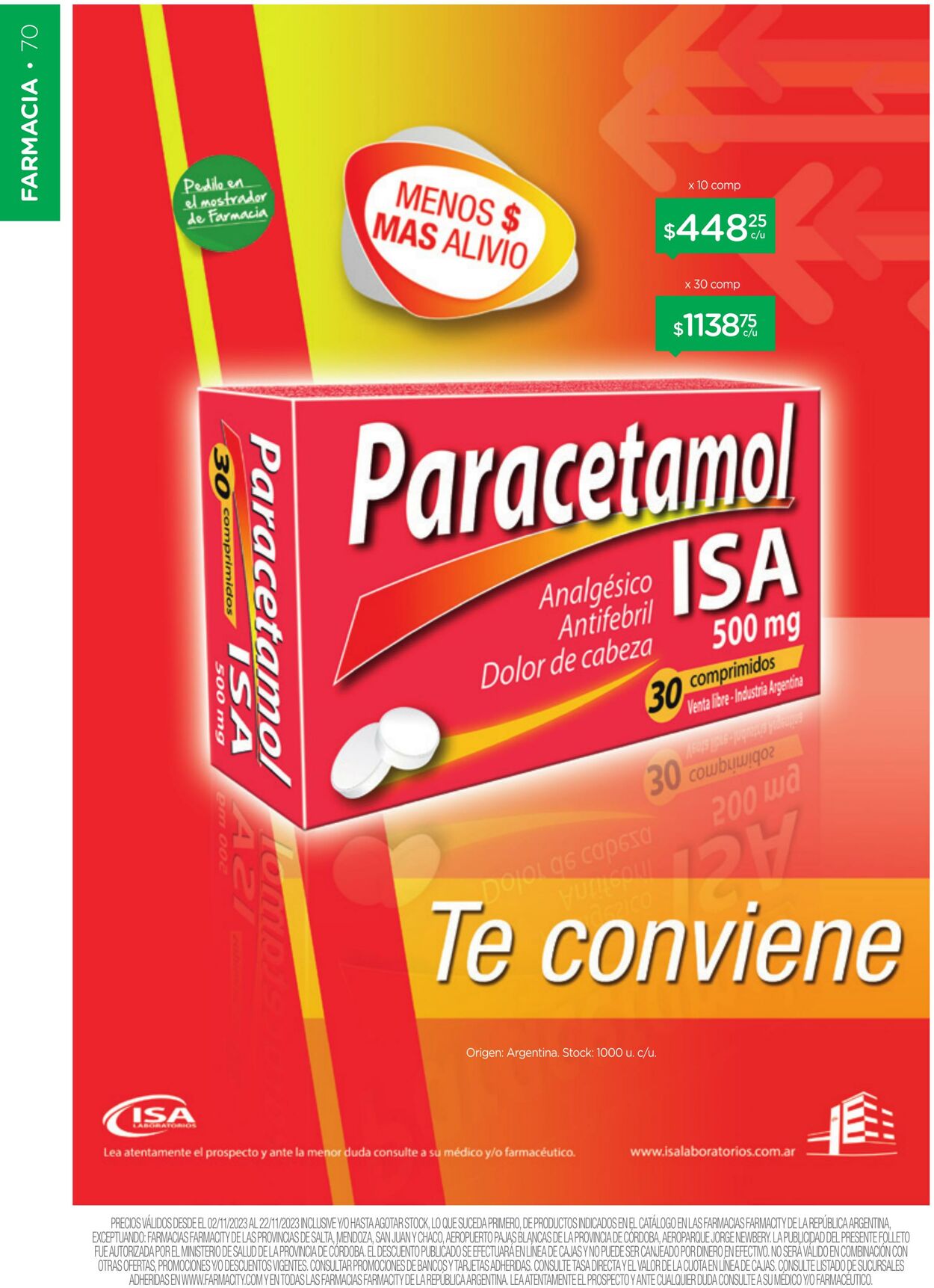 Folleto Farmacity 01.11.2023 - 30.11.2023