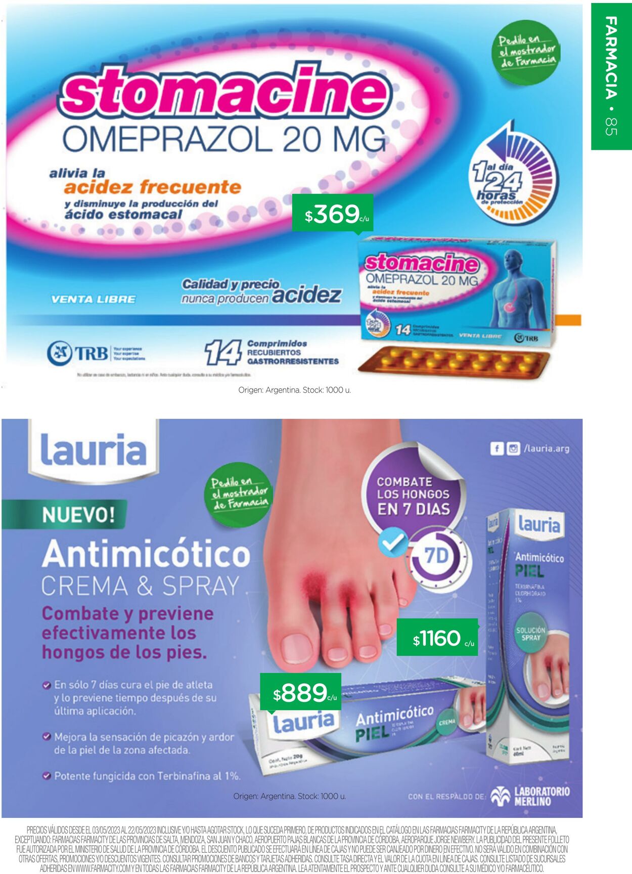 Folleto Farmacity 03.05.2023 - 22.05.2023