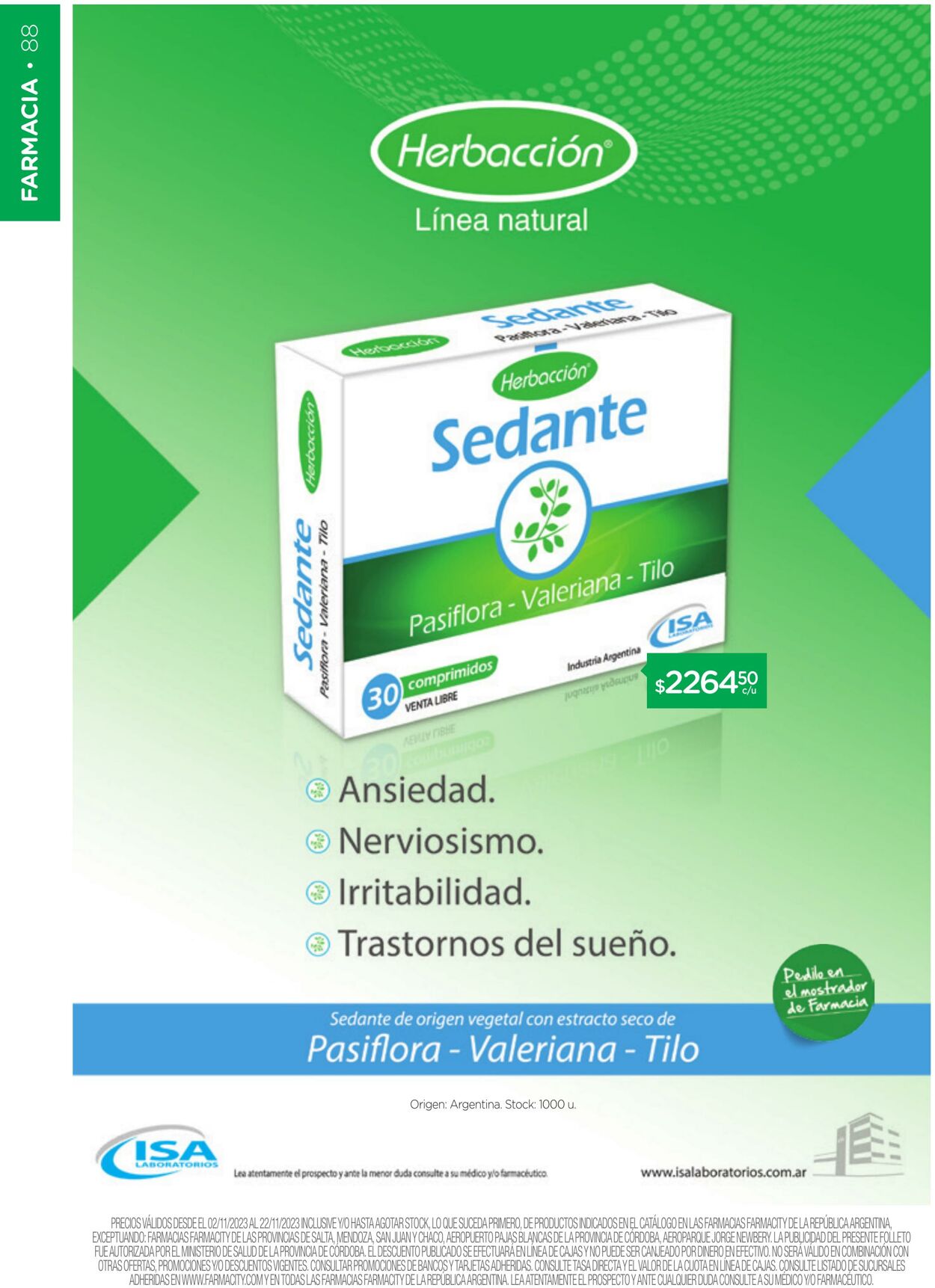 Folleto Farmacity 01.11.2023 - 30.11.2023