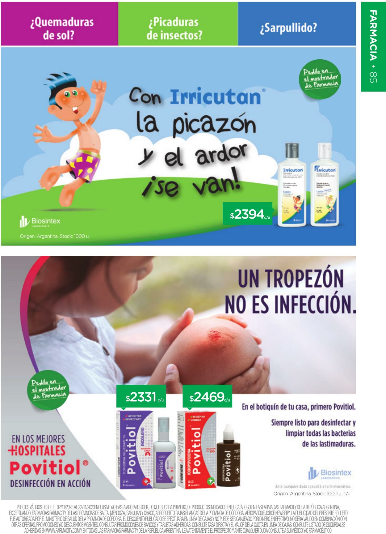 Folleto Farmacity 01.11.2023 - 30.11.2023