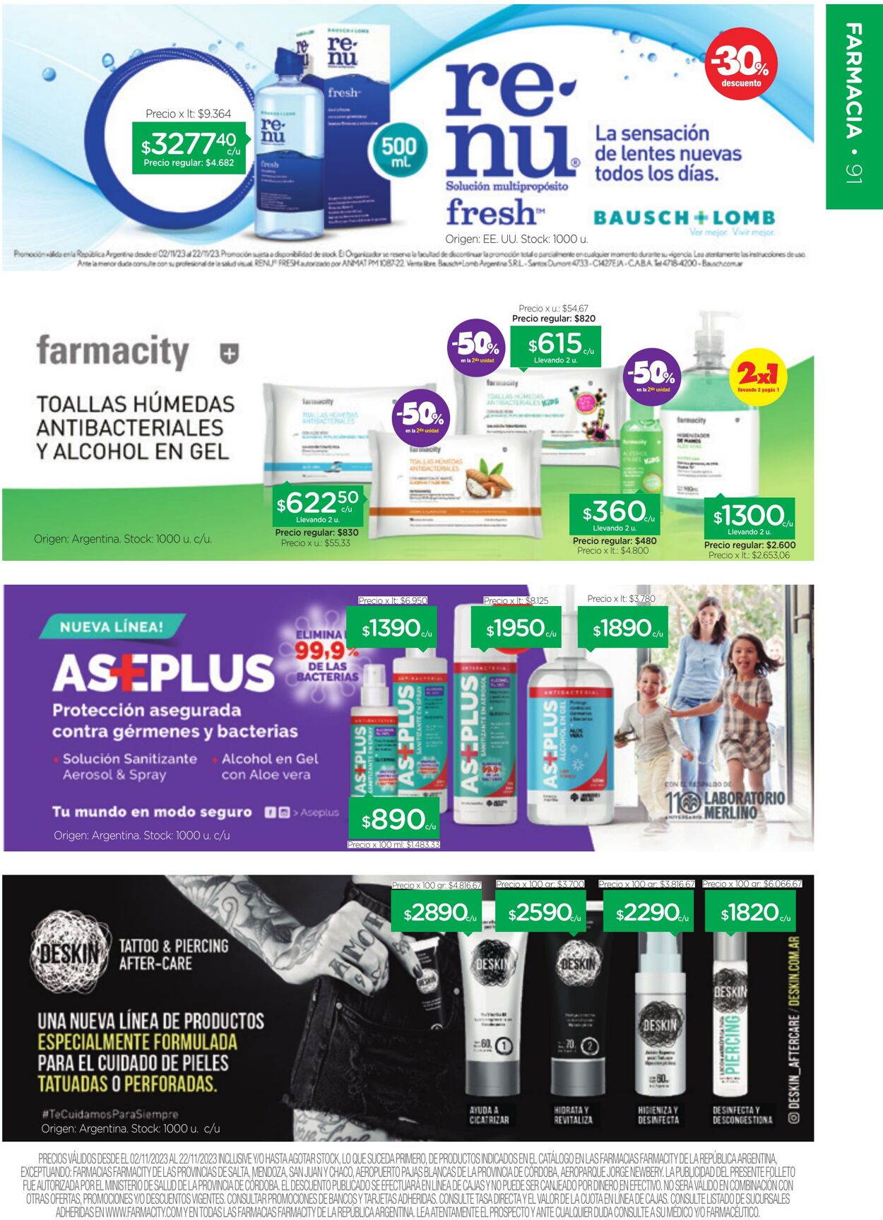 Folleto Farmacity 01.11.2023 - 30.11.2023