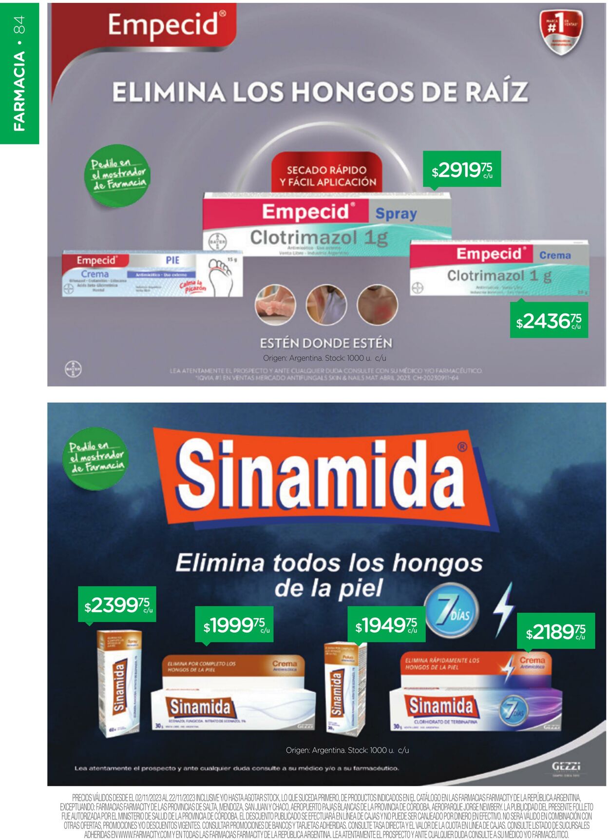 Folleto Farmacity 01.11.2023 - 30.11.2023