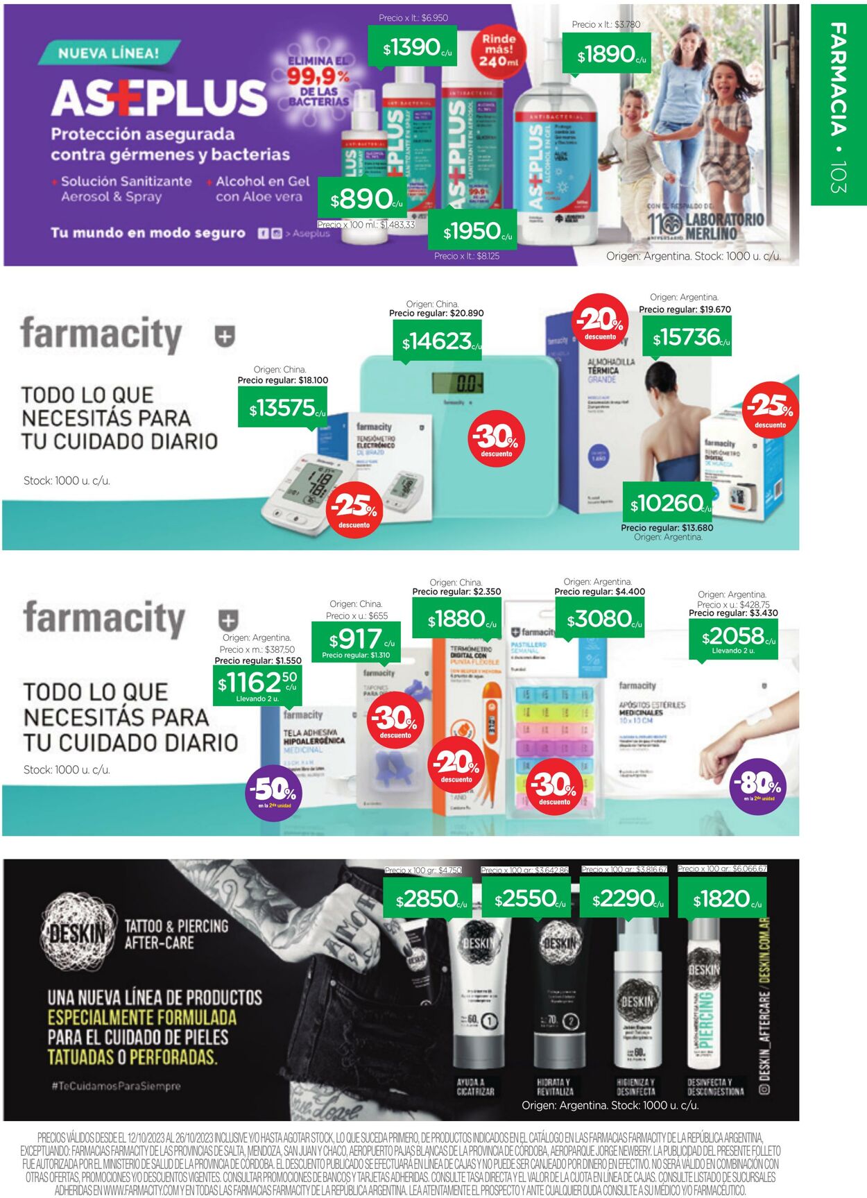 Folleto Farmacity 01.10.2023 - 31.10.2023