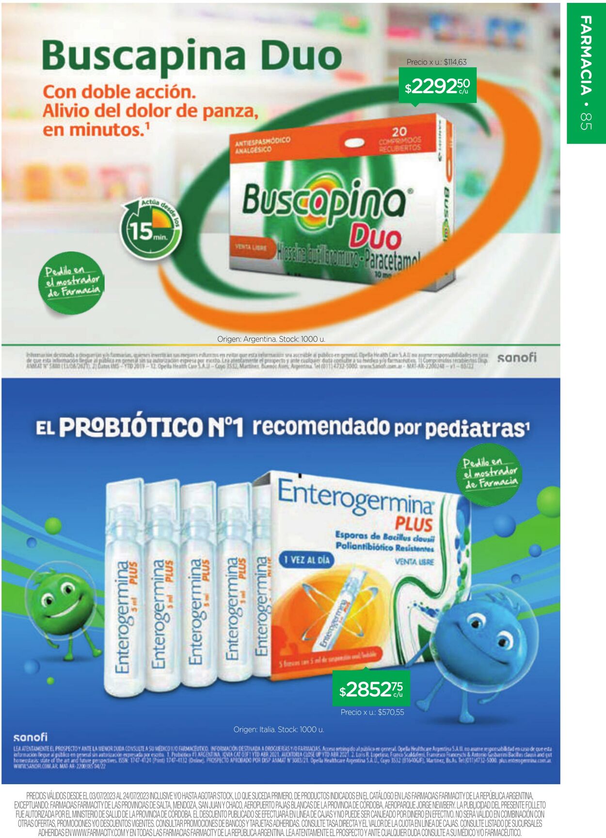 Folleto Farmacity 01.07.2023 - 31.07.2023