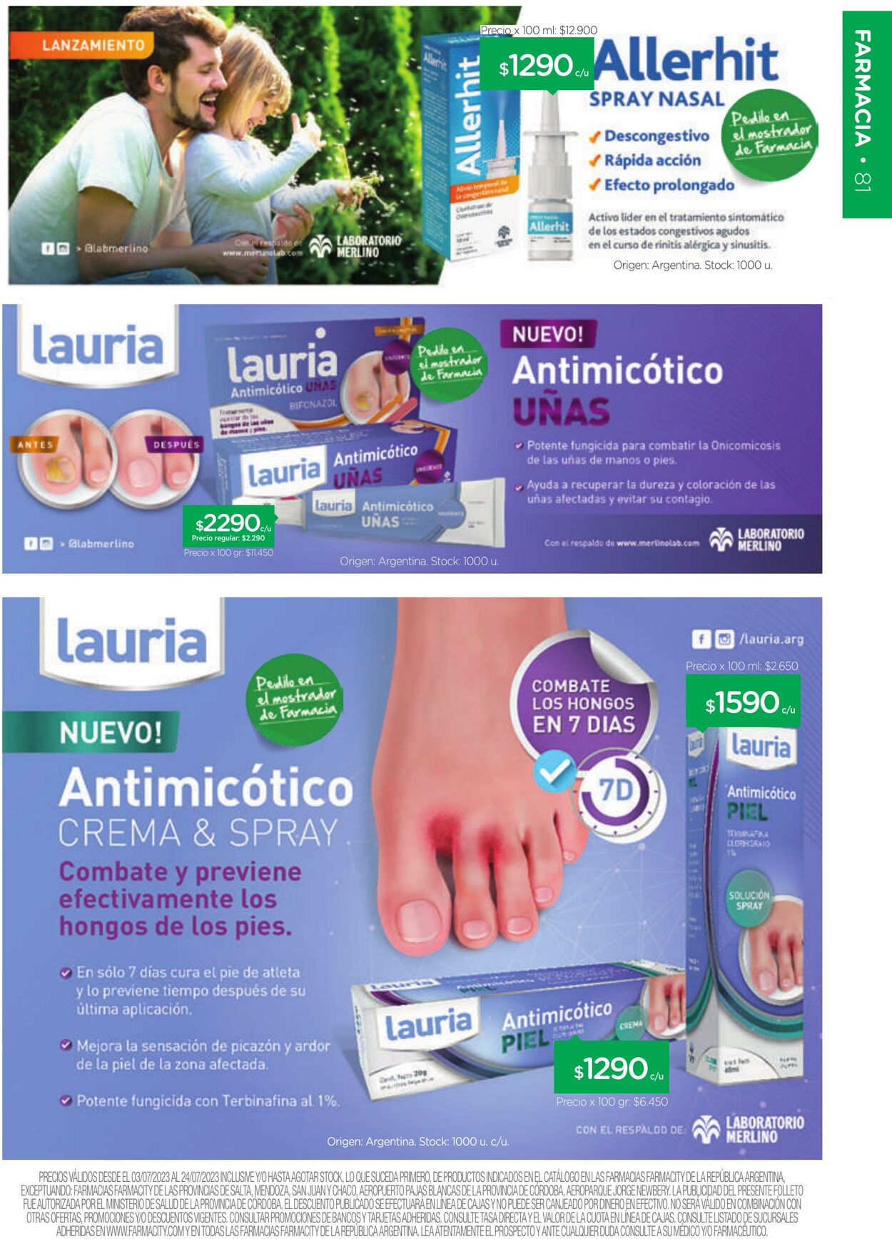 Folleto Farmacity 01.07.2023 - 31.07.2023