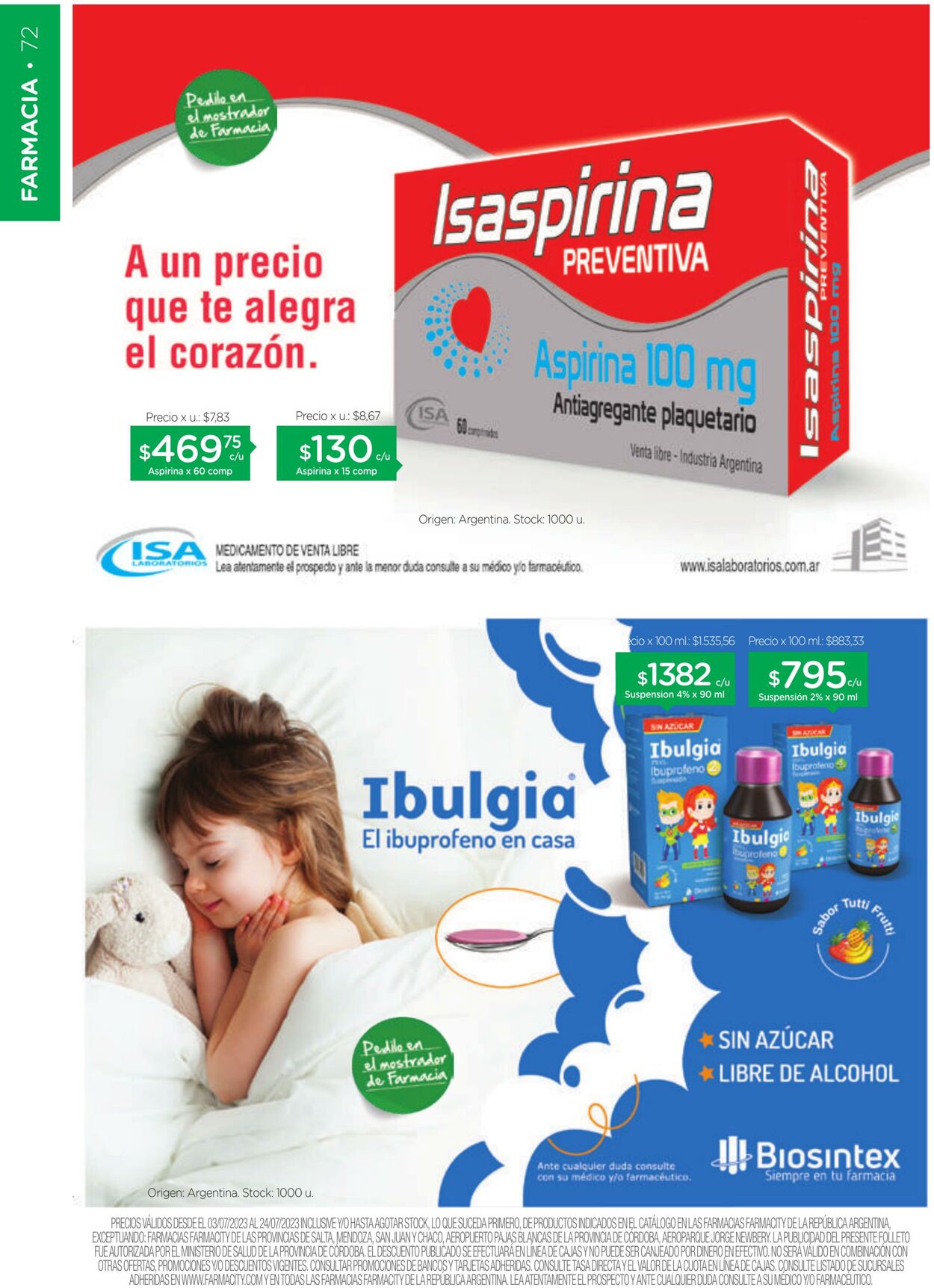 Folleto Farmacity 01.07.2023 - 31.07.2023