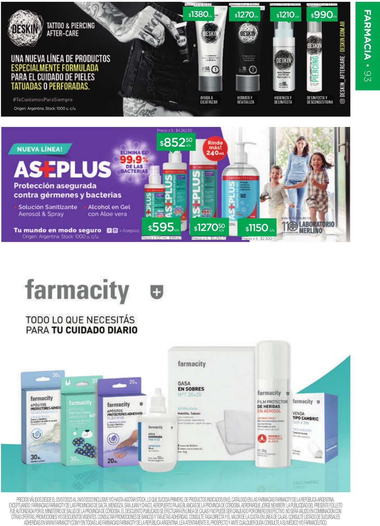 Folleto Farmacity 01.07.2023 - 31.07.2023