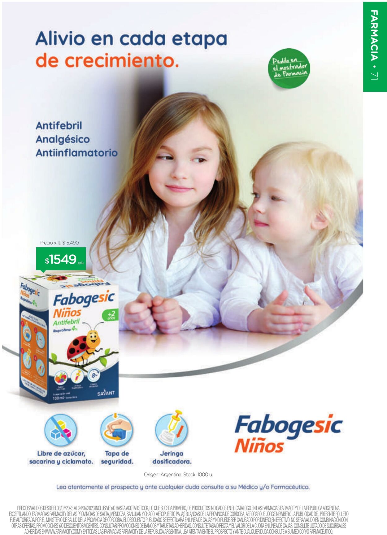 Folleto Farmacity 01.07.2023 - 31.07.2023