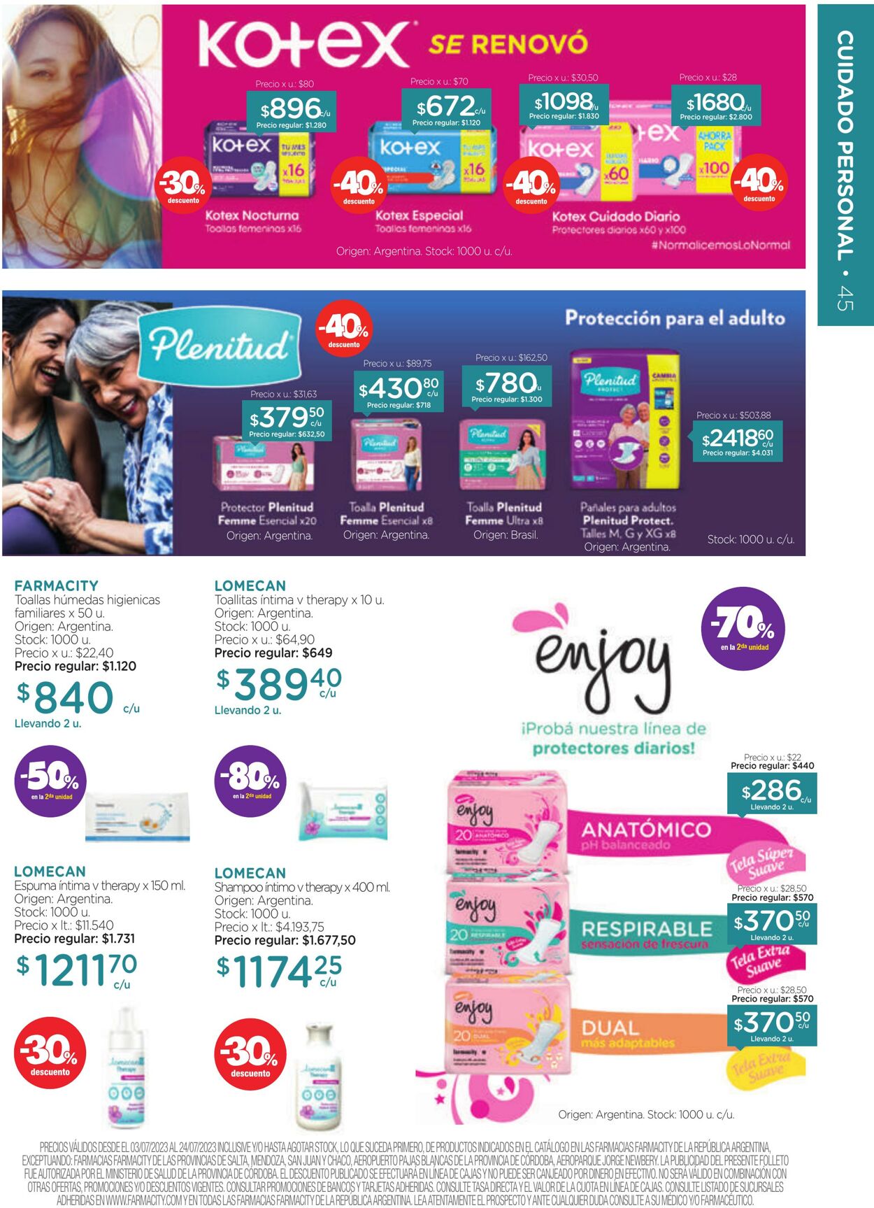 Folleto Farmacity 01.07.2023 - 31.07.2023