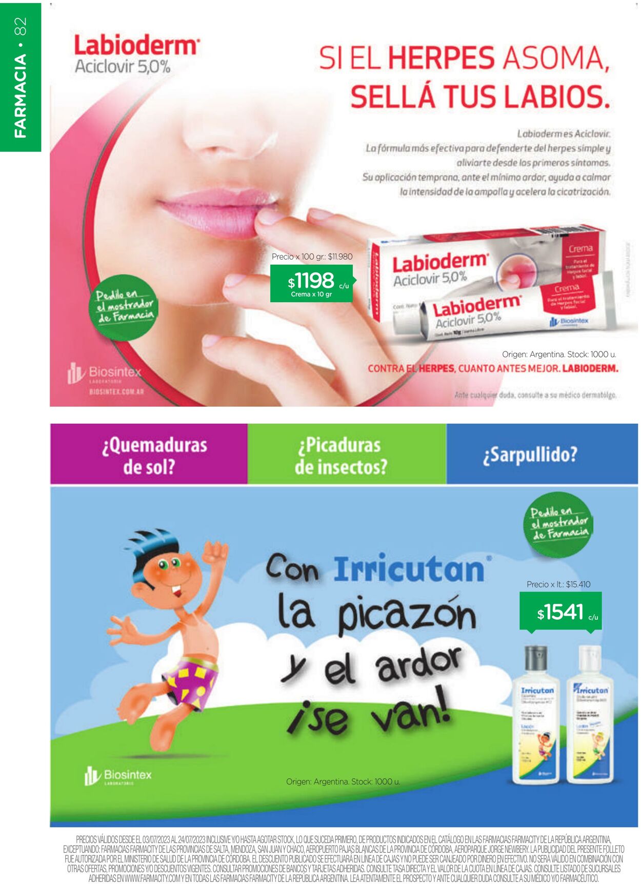 Folleto Farmacity 01.07.2023 - 31.07.2023