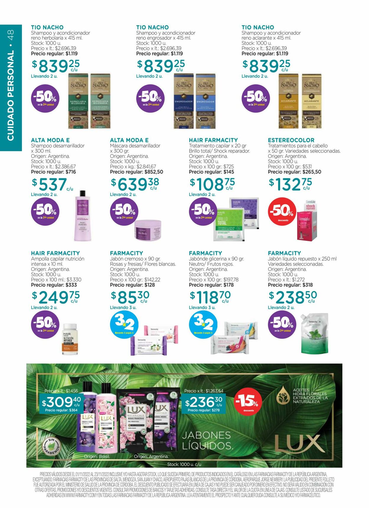 Folleto Farmacity 01.11.2022 - 23.11.2022