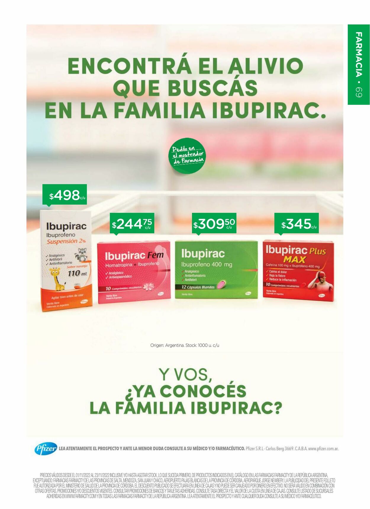 Folleto Farmacity 01.11.2022 - 23.11.2022