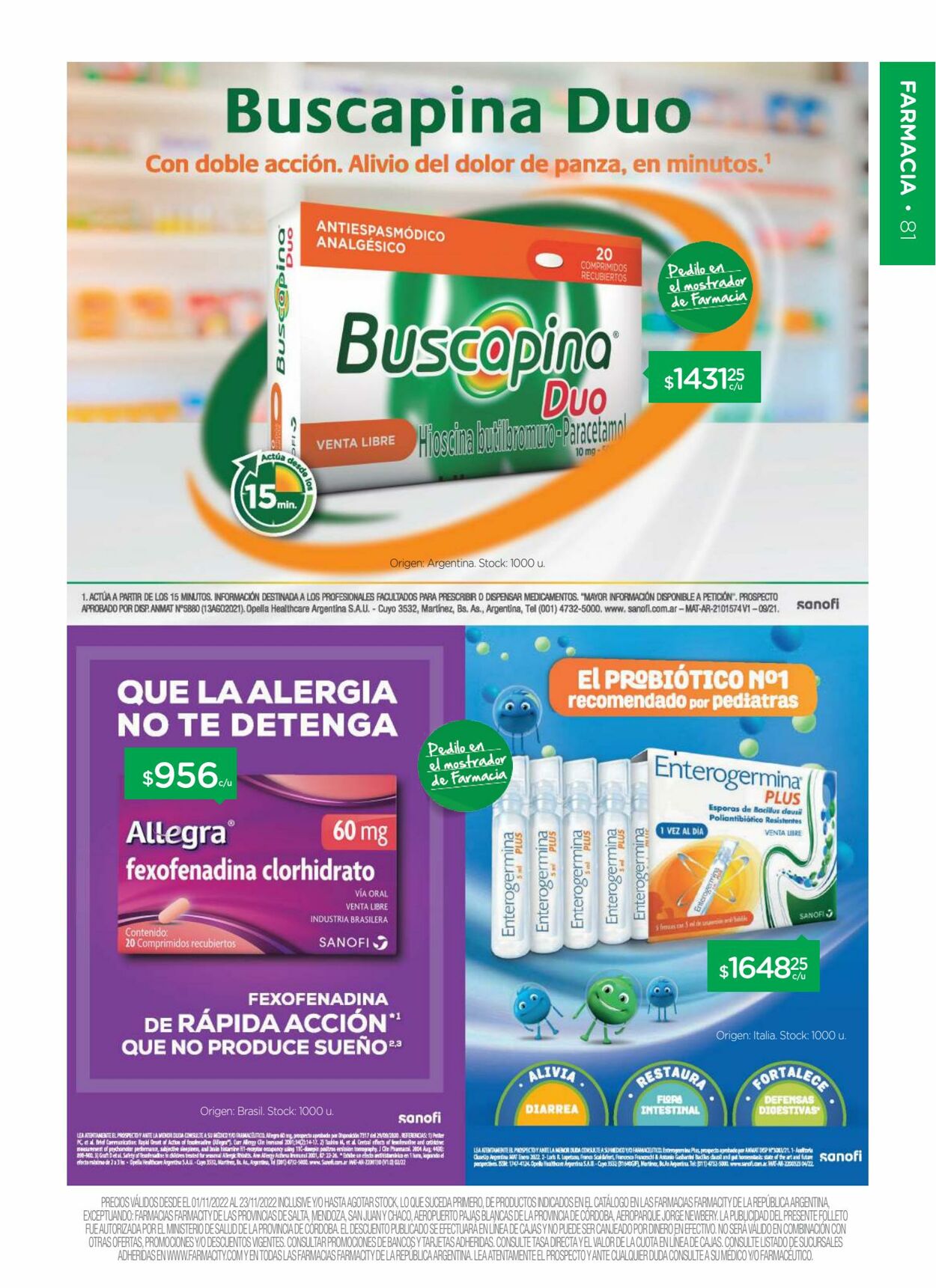 Folleto Farmacity 01.11.2022 - 23.11.2022