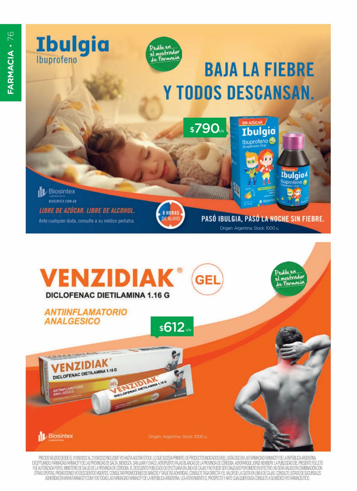 Folleto Farmacity 01.09.2022 - 21.09.2022