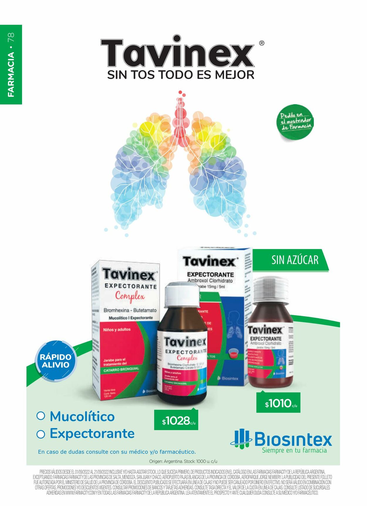 Folleto Farmacity 01.09.2022 - 21.09.2022