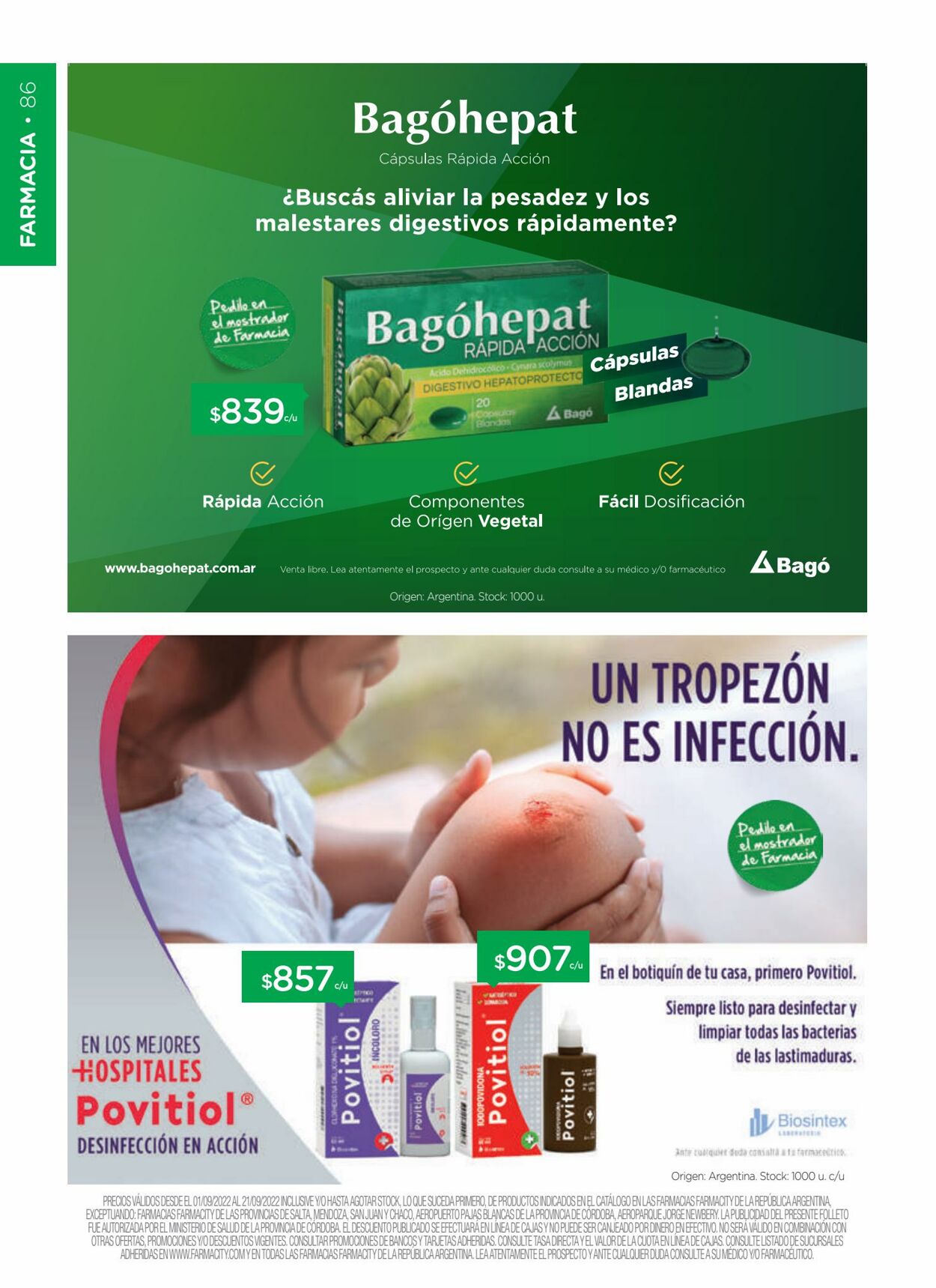 Folleto Farmacity 01.09.2022 - 21.09.2022