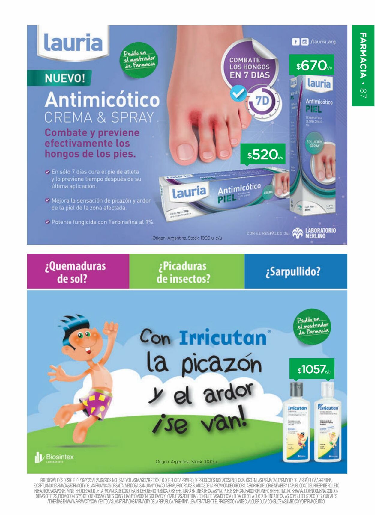 Folleto Farmacity 01.09.2022 - 21.09.2022