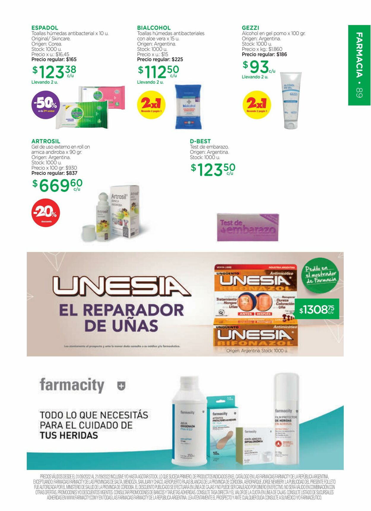 Folleto Farmacity 01.09.2022 - 21.09.2022