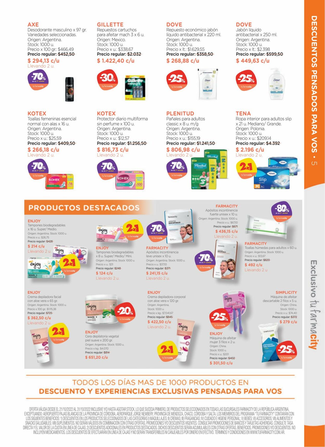 Folleto Farmacity 21.10.2022 - 31.10.2022