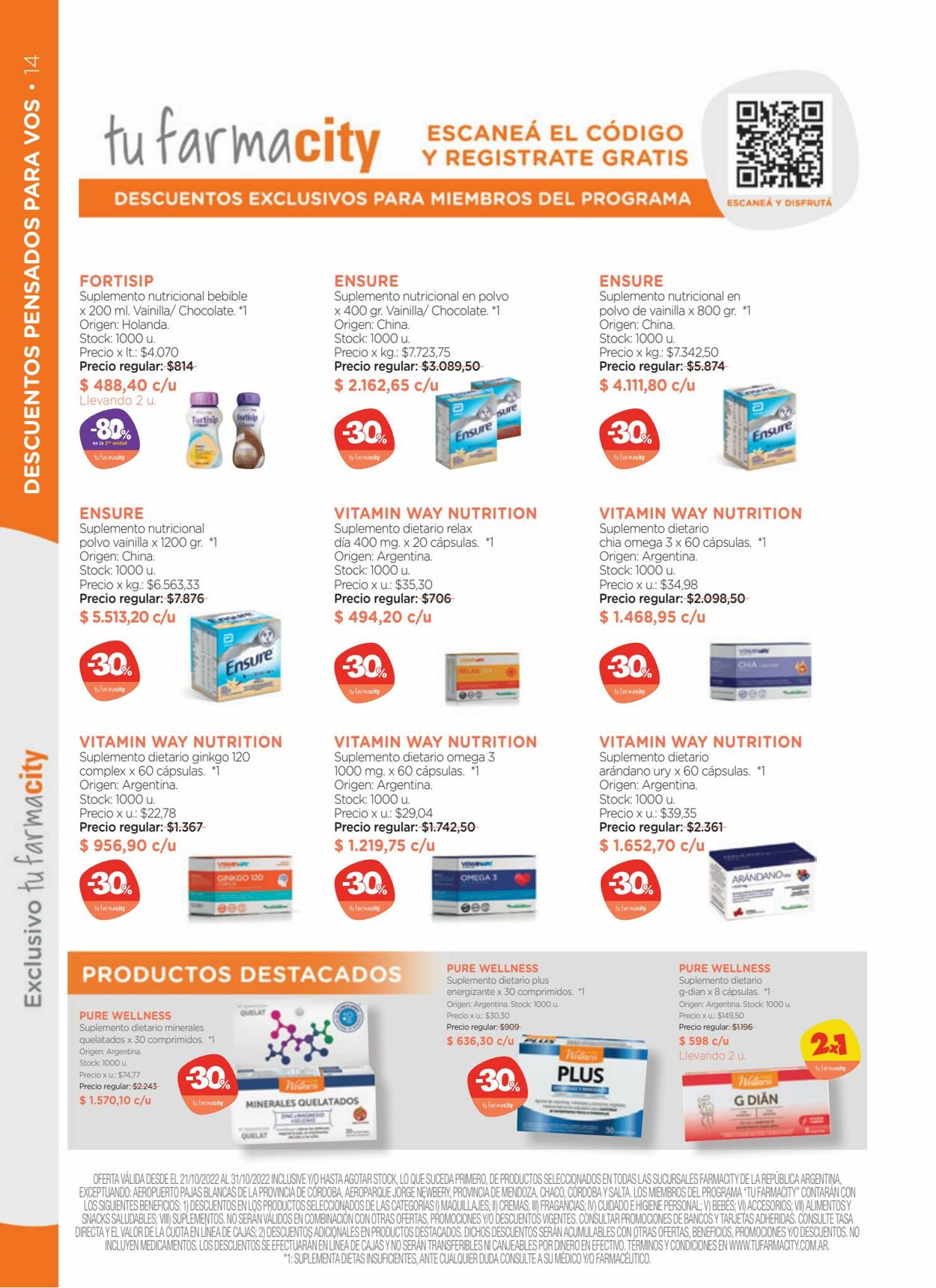 Folleto Farmacity 21.10.2022 - 31.10.2022