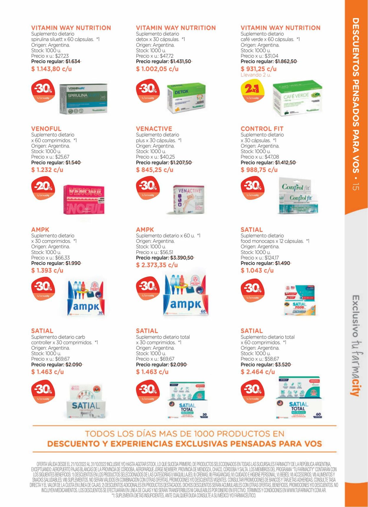 Folleto Farmacity 21.10.2022 - 31.10.2022