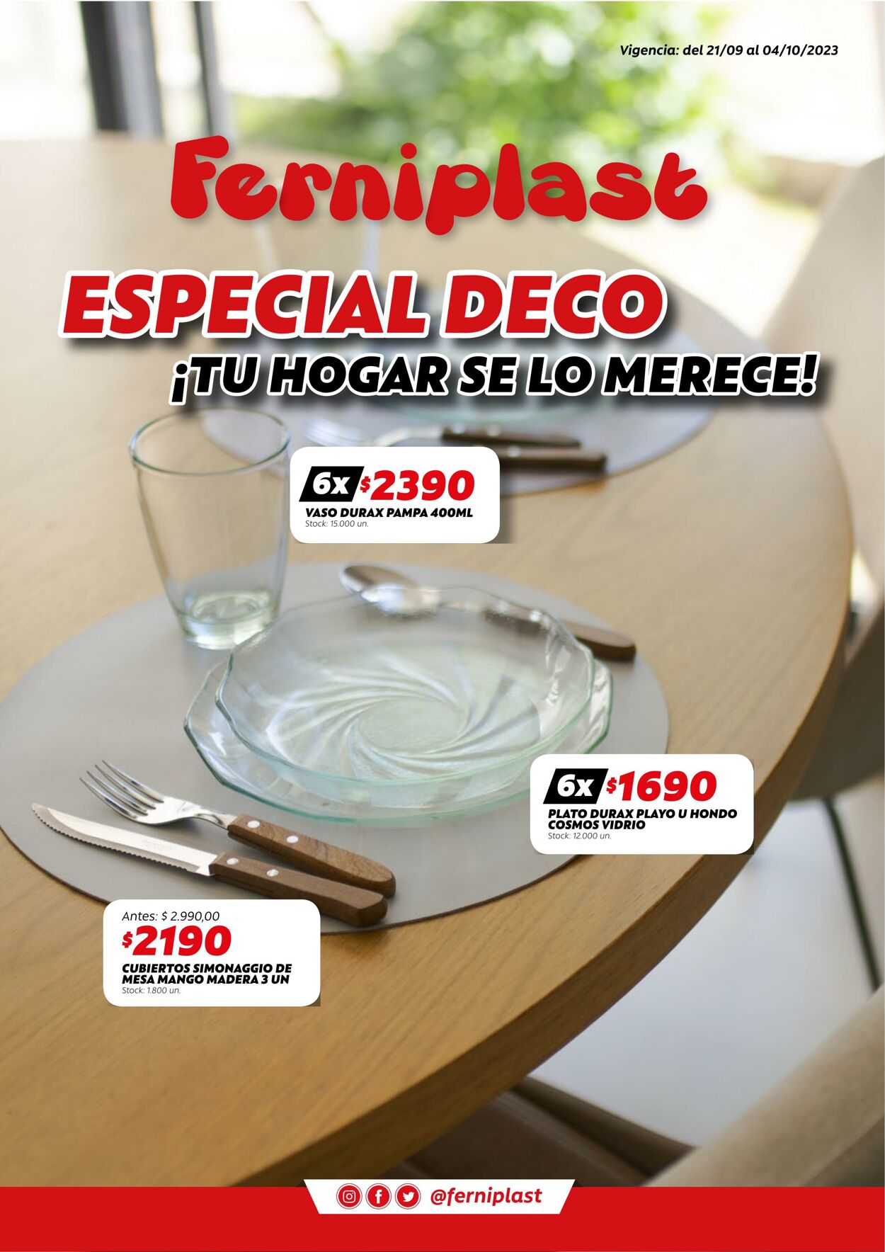 Folleto Ferniplast 22.09.2023 - 04.10.2023