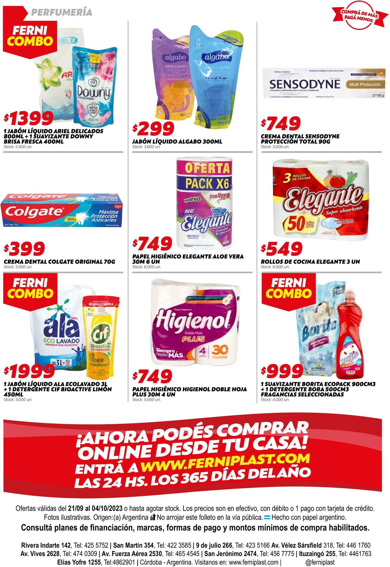 Folleto Ferniplast 22.09.2023 - 04.10.2023