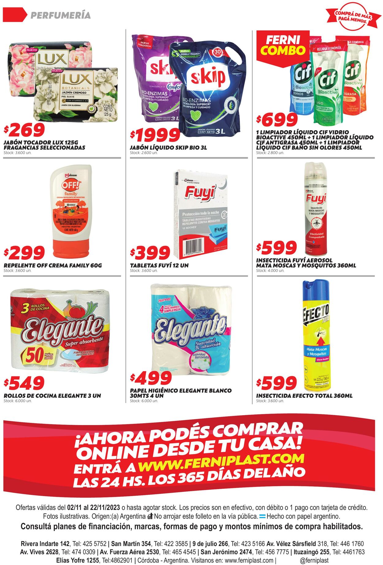 Folleto Ferniplast 02.11.2023 - 22.11.2023