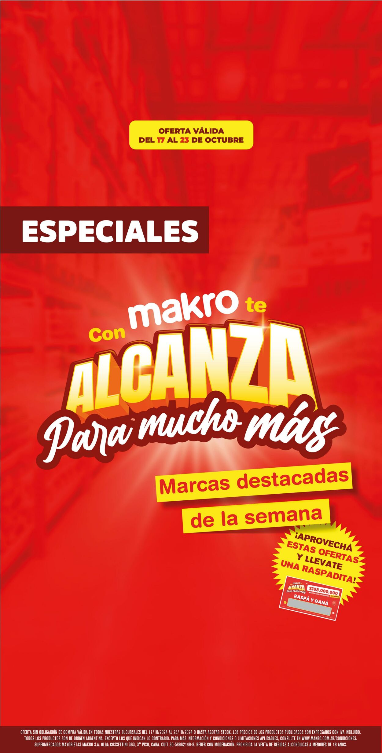 Folleto Makro - Ofertas Especiales del 17/10 al 23/10 17 oct., 2024 - 23 oct., 2024