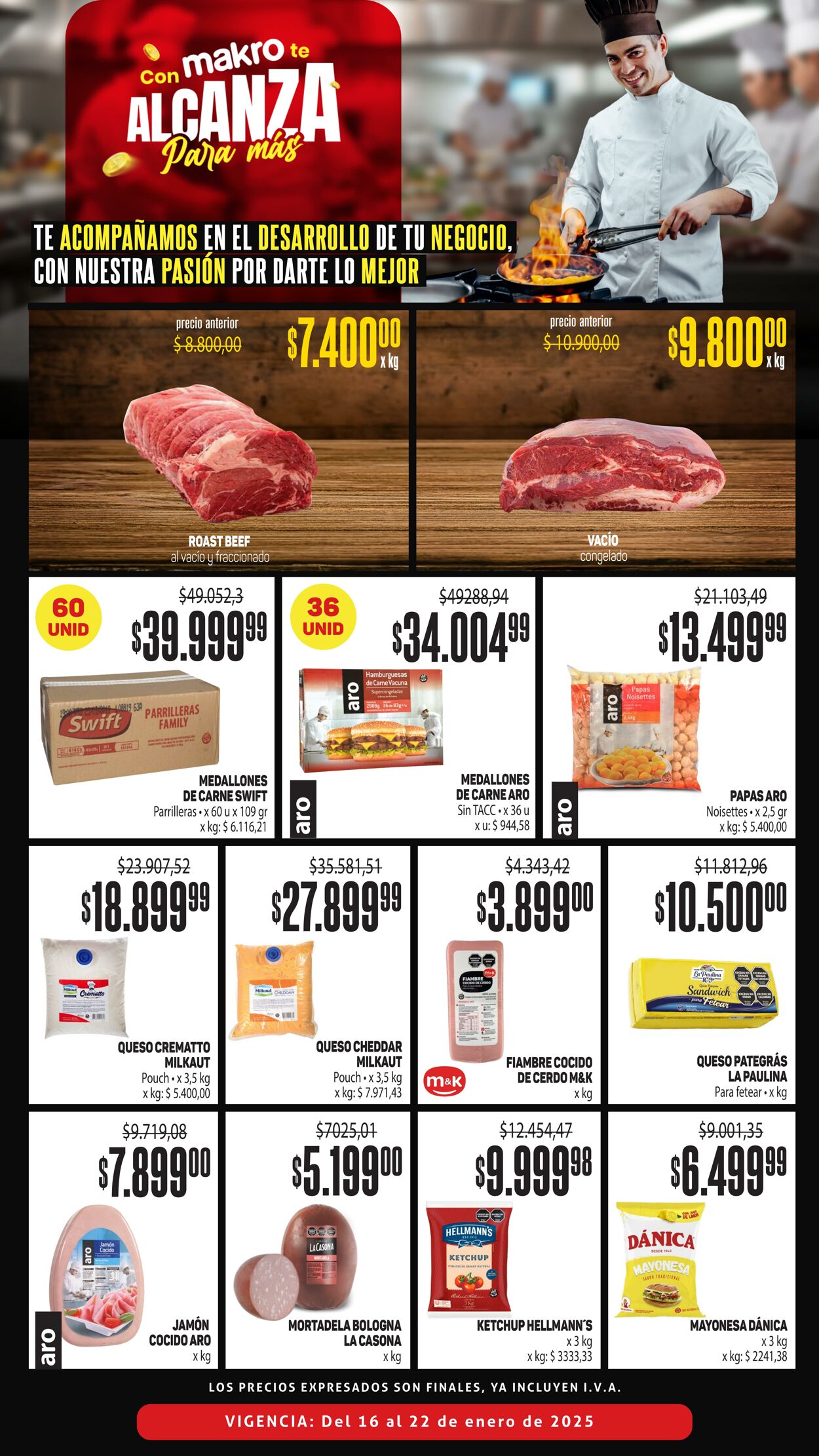 Folleto Makro - Ofertas Gastronómicas del 16/01 al 22/01 16 ene., 2025 - 22 ene., 2025