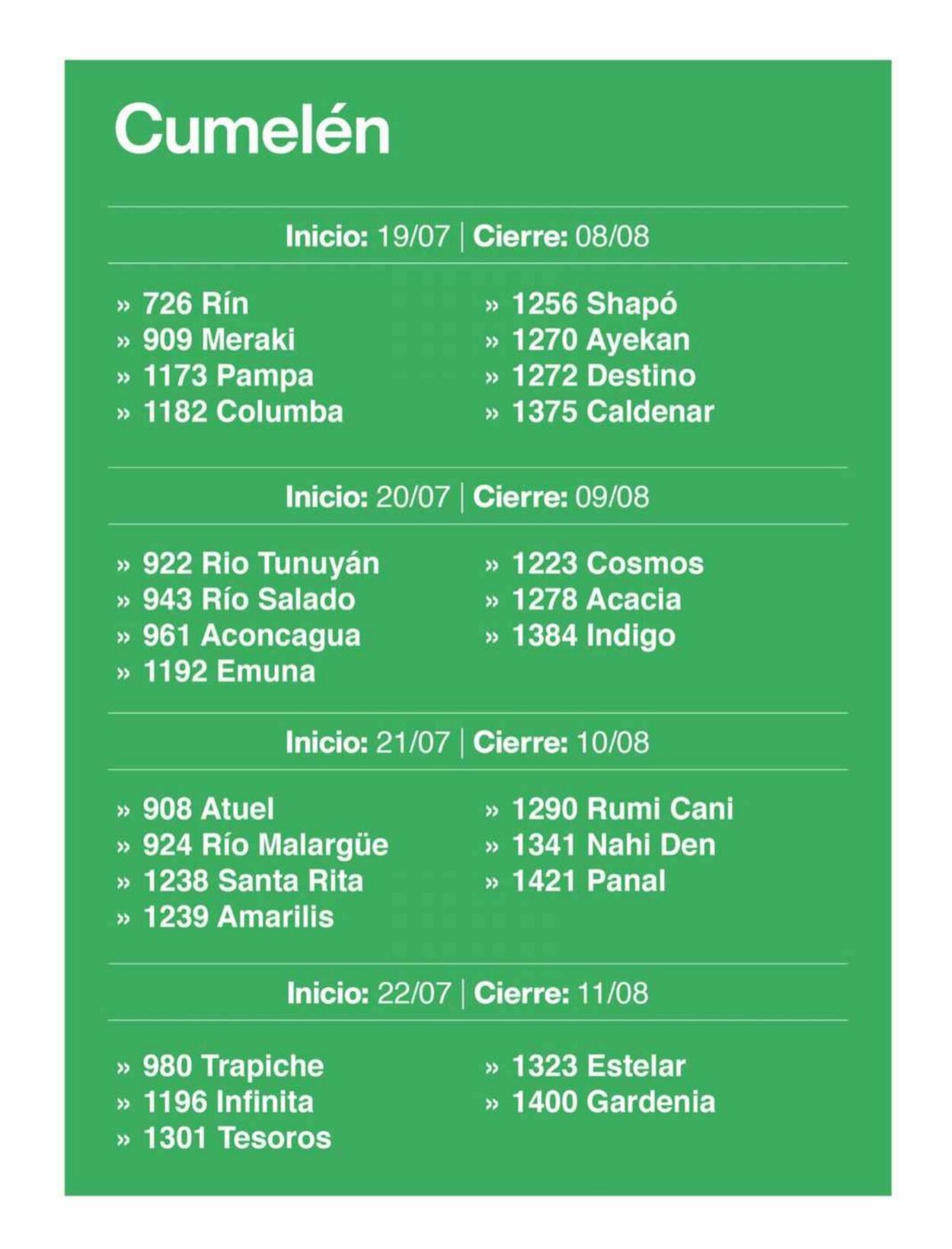 Folleto Natura 30.07.2023 - 19.08.2023