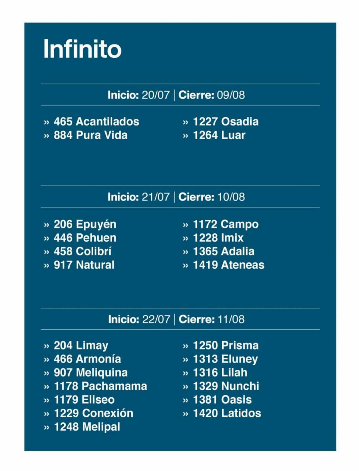 Folleto Natura 30.07.2023 - 19.08.2023