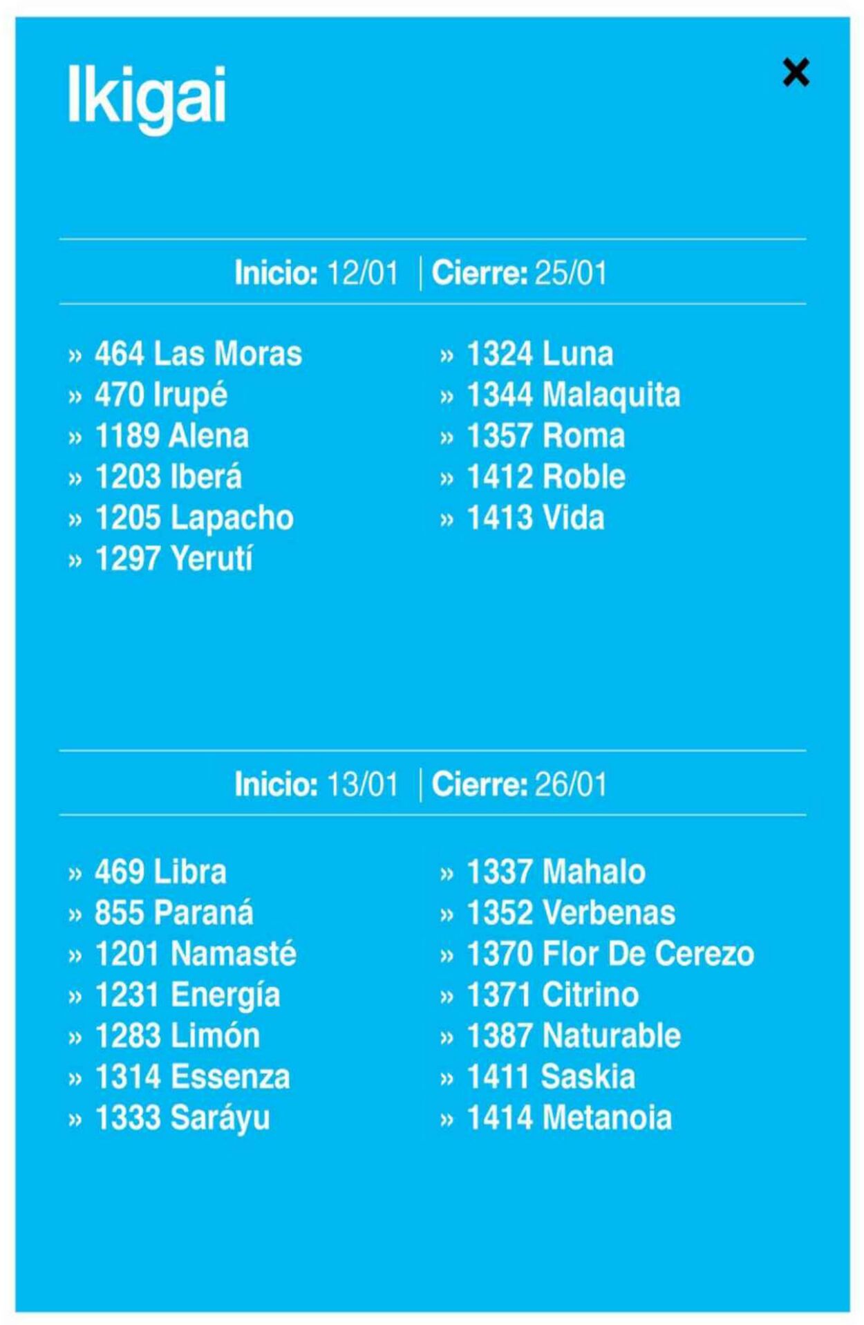 Folleto Natura 06.01.2023 - 28.01.2023