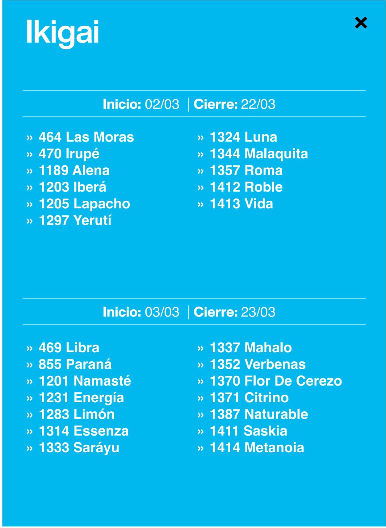 Folleto Natura 24.02.2023 - 25.03.2023