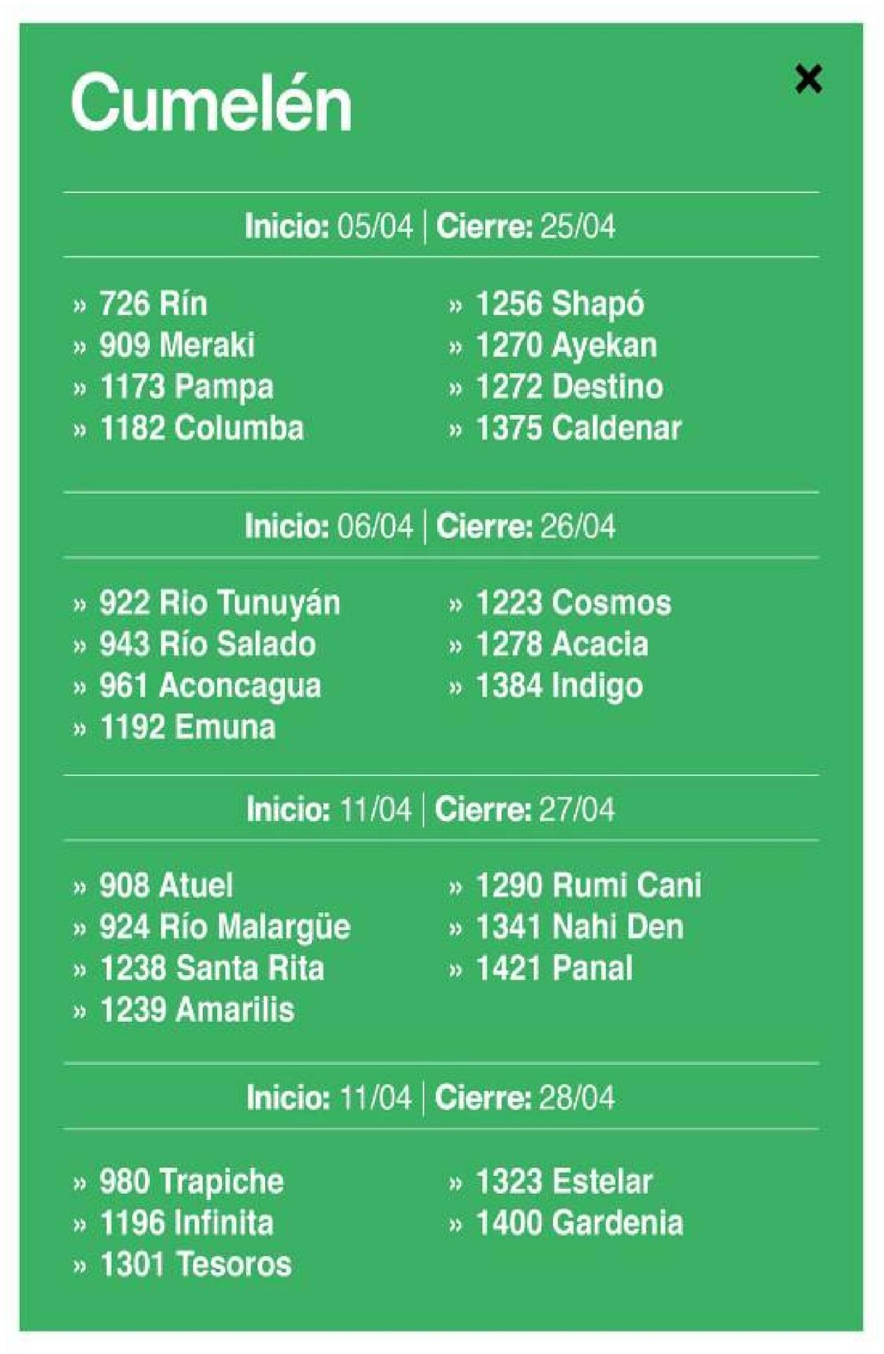 Folleto Natura 07.04.2023 - 06.05.2023