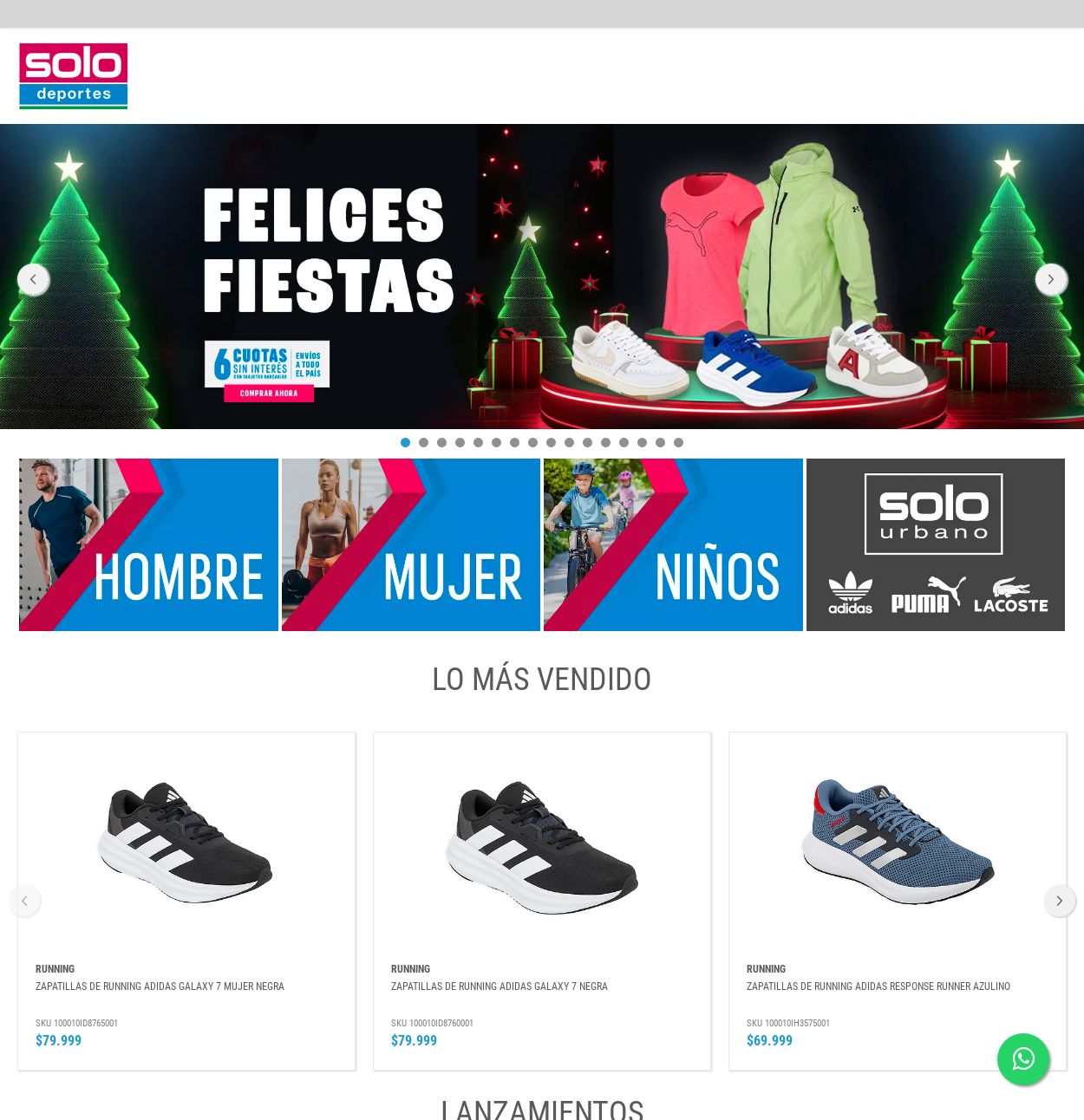 Folleto Solo Deportes 09.12.2024 - 18.12.2024