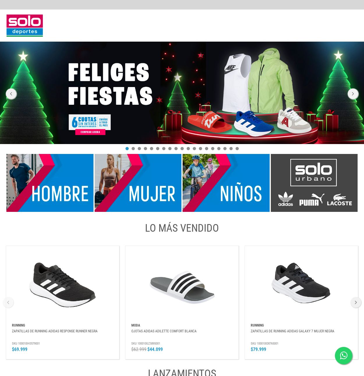 Folleto Solo Deportes 23.12.2024 - 01.01.2025