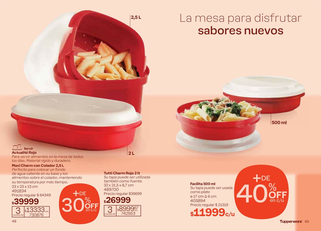 Folleto Tupperware 01.07.2024 - 31.07.2024