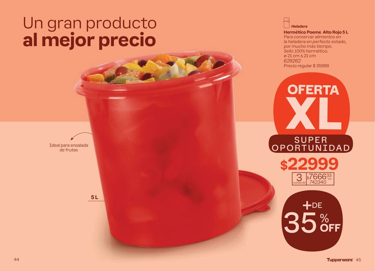 Folleto Tupperware 08.04.2024 - 30.04.2024