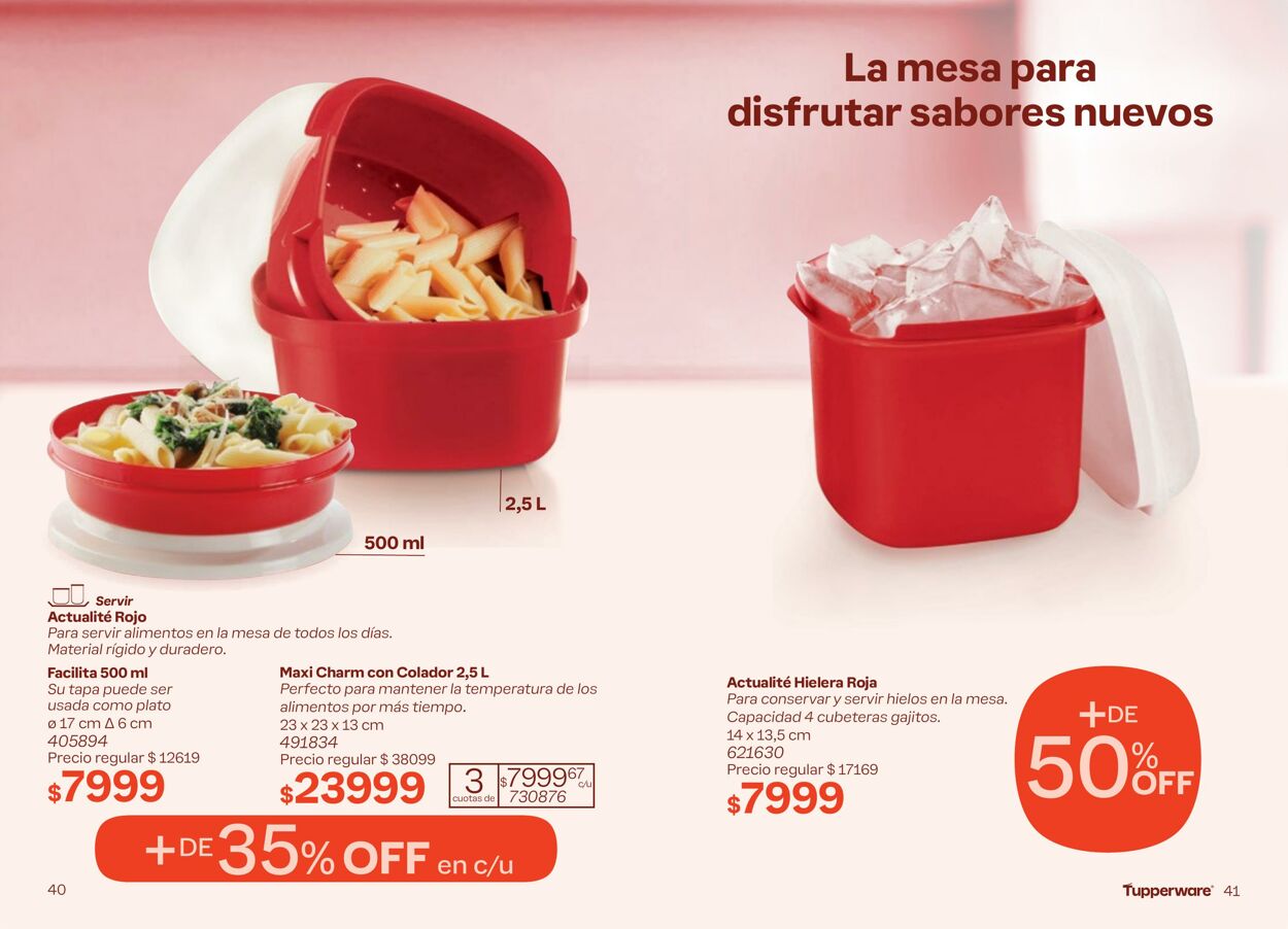 Folleto Tupperware 08.04.2024 - 30.04.2024