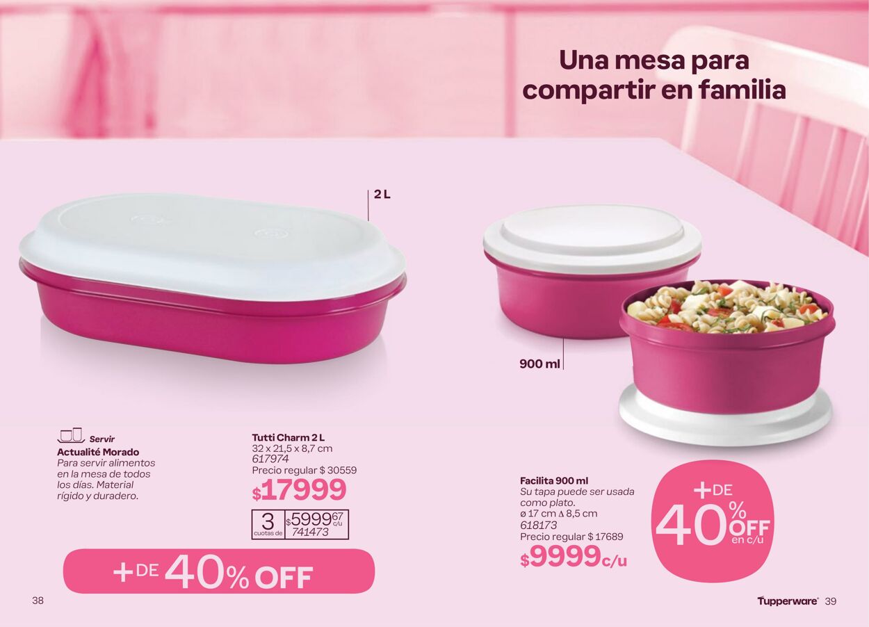 Folleto Tupperware 08.04.2024 - 30.04.2024