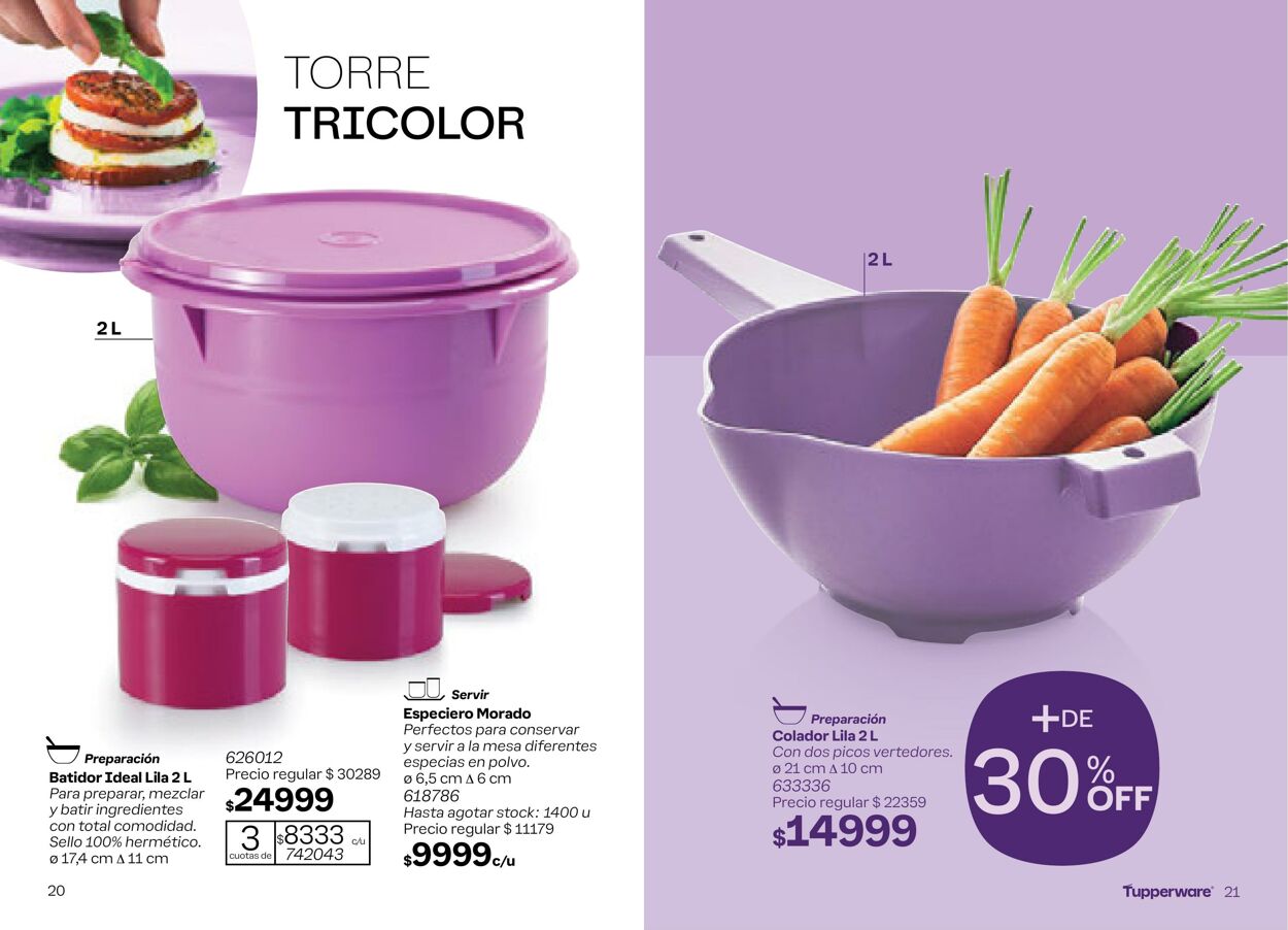 Folleto Tupperware 01.07.2024 - 31.07.2024