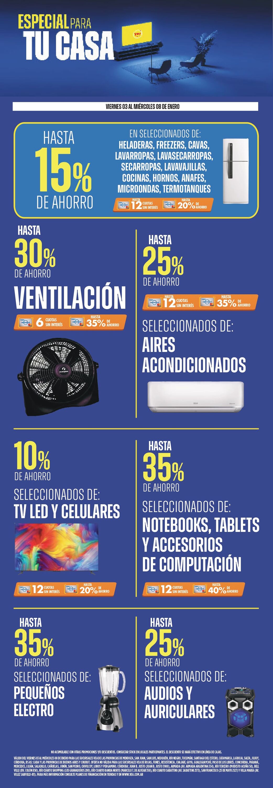 Folleto Vea - Electro y Hogar 6 ene., 2025 - 20 ene., 2025